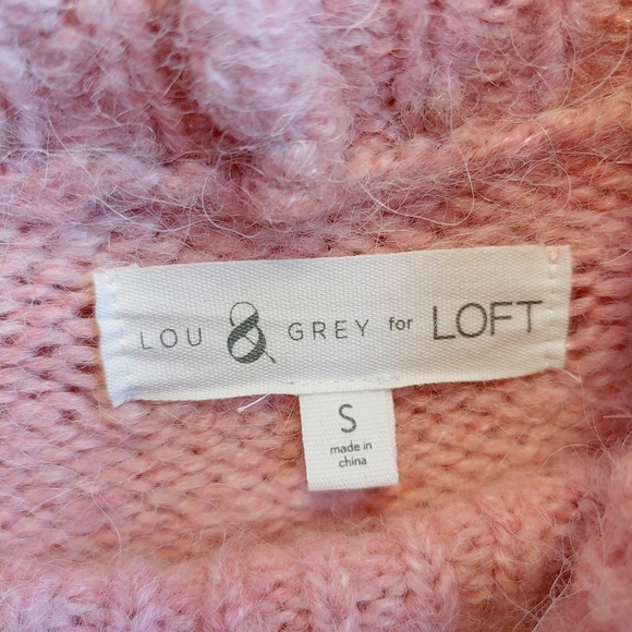 Lou & Gray for Loft Striped Knit Sweater and Mini Skirt Set Sz S Cozy Soft Fall - Picture 7 of 14